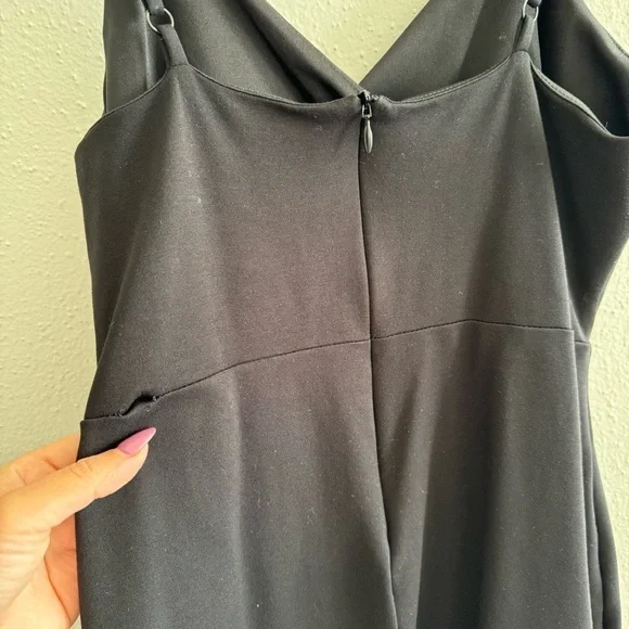 Lulus Sealed With a Kiss Black Bodycon Dress - Size M - Picture 9 of 9